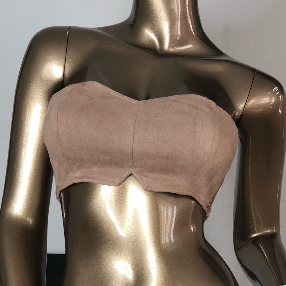 Brand New JUXLABEL Tan crop top!